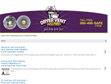 Tablet Screenshot of dryerventcleaningauroraco.com
